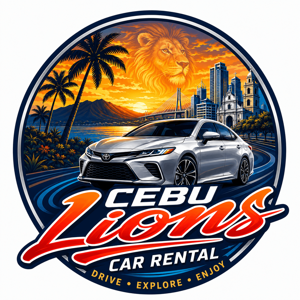 Cebu Lions Car Rental logo