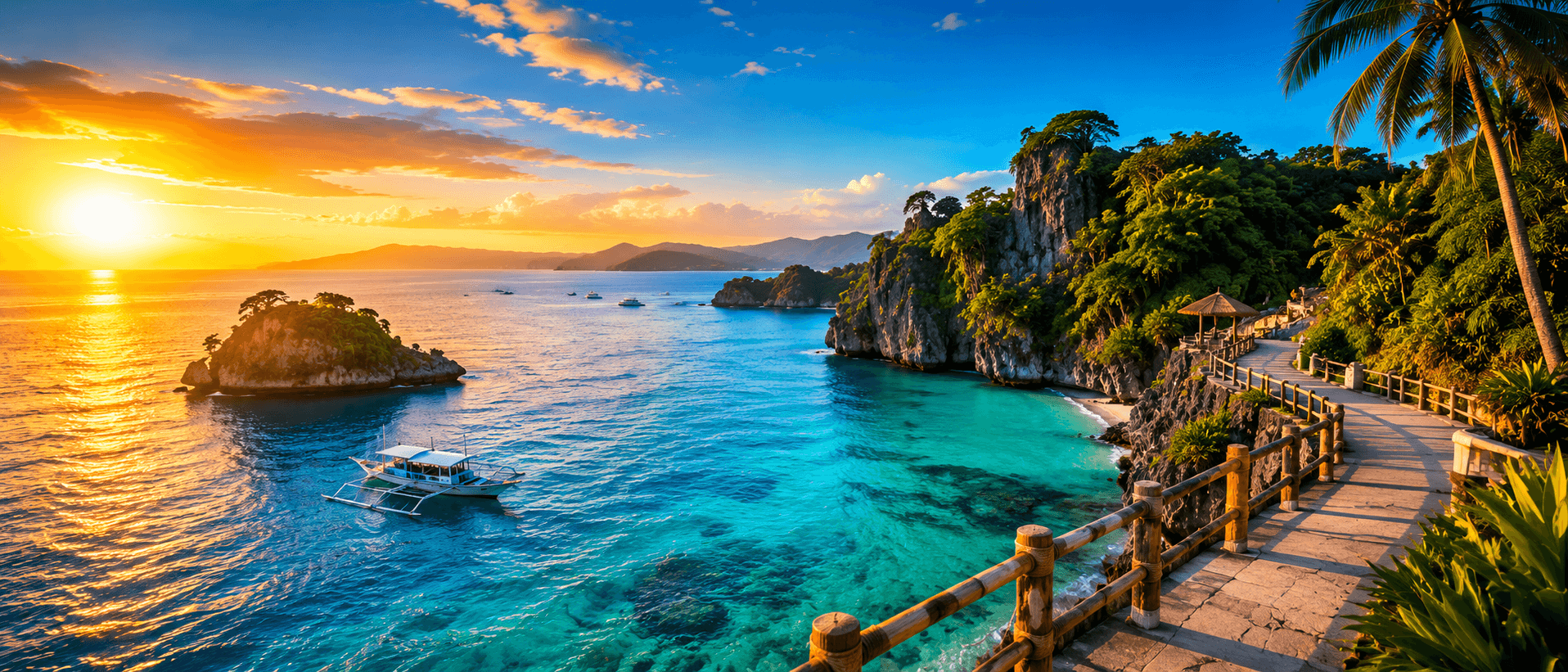 Explore Cebu tropical banner